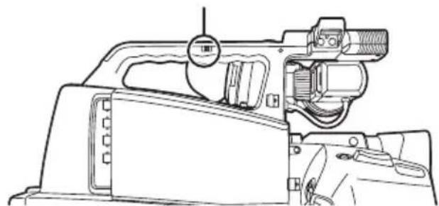 PANASONIC AG-HMC70P - Operate the handle zoom button. - 3