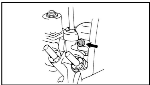 YAMAHA F115Y - POWER TRIM AND TILT SYSTEM CHECKING THE POWER TRIM AND TILT FLUID LEVEL - 2