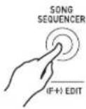 CASIO AT-5 - Press the C-5 (SONG SEQUENCER) button to enter the song sequencer mode. - 1
