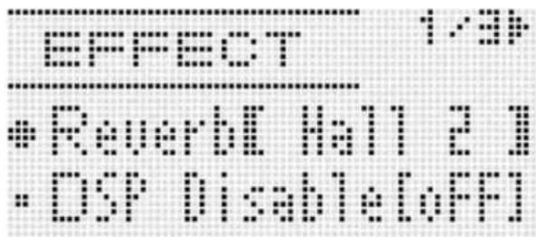 EFFECT Reversible Hall DP Disable OFF