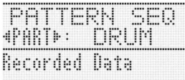 PATTERN SEQ +PART: DRUM Recorded Data