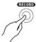 CASIO AT-5 - Press the C-6 (RECORD) button. - 1