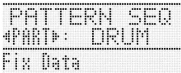 PATTERN SEQ +PMT: DRUM FIX Data