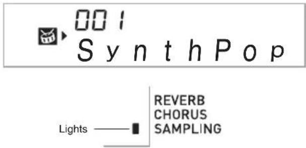001 Syn th Pop Lights ———— ■ REVERB CHORUS SAMPLING