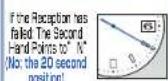 SEIKO 7B24 - The watch displays the time when receiving a radio signal and after receiving a signal. - 1