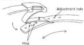 Adjustment hole Pins