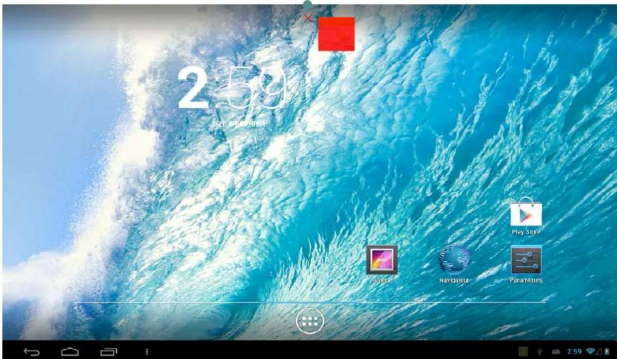 2:59 JUST BE FLOWER Play Store Goiele Navigateur Paramètres.