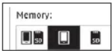 Memory: SD SD