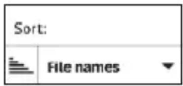 Sort: File names