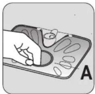 Illustration of a hand holding a tablet with abstract shapes on the screen (no text or symbols)