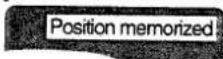 PANASONIC SC-DM3 - Appuyez sur [P.MEMORY] pour mettre une position en mémoire. - 1