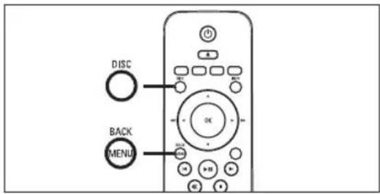 DISC BACK MENU