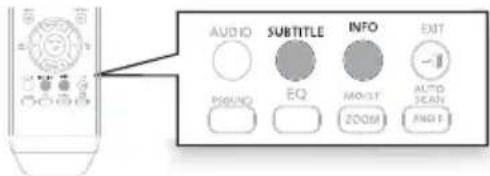 AUDIO SUBTITLE INFO EXIT PISUND EQ MODE AUTO ZOOM AND