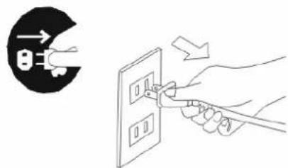 Diagram showing a plug being inserted into an electrical socket, with a hand using a tool to adjust the socket.