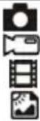 ROLLEI Compactline 52 - Uitleg van de status iconen - 2