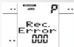 .. P Rec. Error 000 .. 000