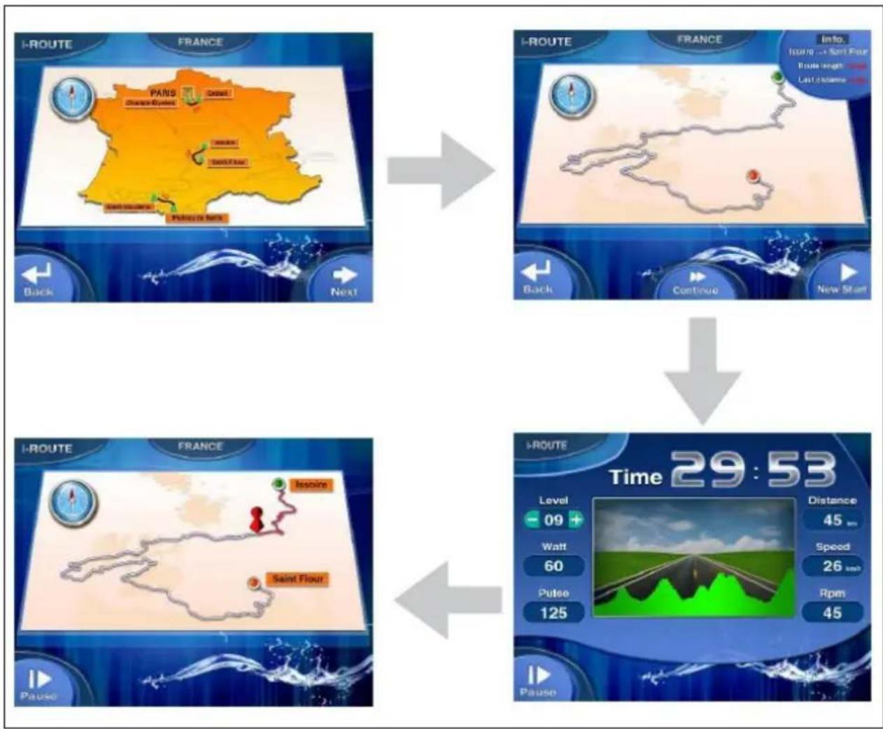 TUNTURI Pure Cross R4.0 - Impostazione i-Route - 2