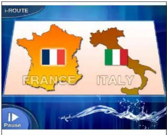 i-ROUTE FRANCE ITALY Pause