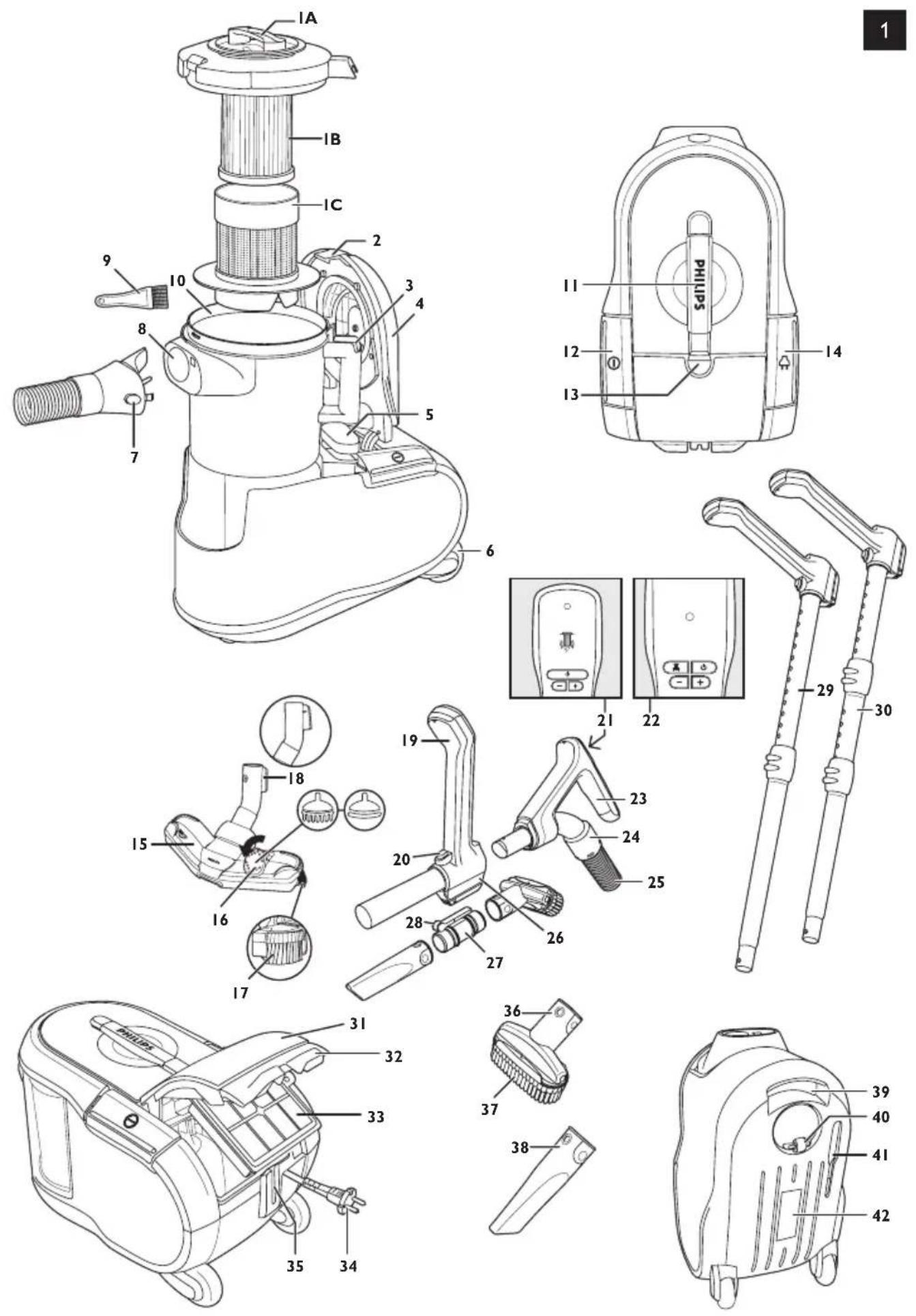 PHILIPS ErgoFit FC9264 - 31