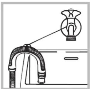 INDESIT IWSB 5105 - Collegamento del tubo di scarico - 2