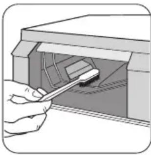 ZANUSSI FCS 825 C - Чистка отсека для дозатора моющих средств - 1
