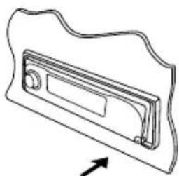 JVC KD-LH401 - Hoe moet u het bedieningspaneel weer op zijn plaats bevestigen? - 2