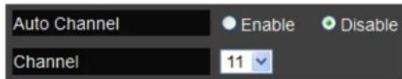Auto Channel Enable Disable Channel 11