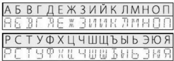 АБВГДЕЖЗИЙКЛМНОП АБВГДЕЖЗИЙКЛМНОП РСТУФХЦЧШЩЬЫЬ ЭЮЯ РСТУФХЦЧШЩЬЫЬ ЭКЯ