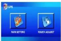 GPS PATH SETTING TOUCH ADJUST