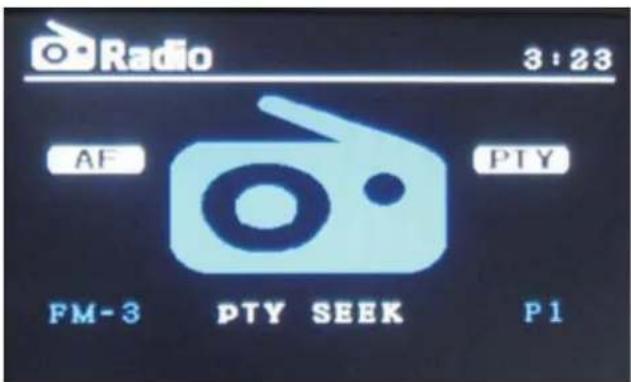 Radio 3:23 AF PTY FM-3 PTY SEEK P1