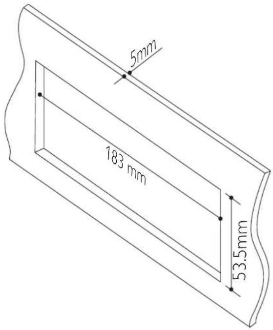 5mm 183 mm 53.5mm