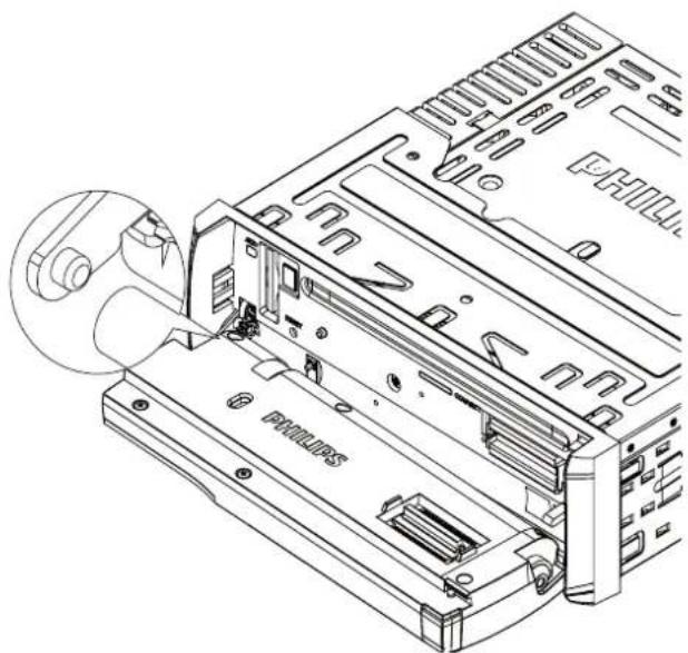 PHILIPS CED320 - Крепление передней панели - 2