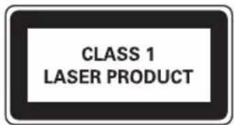 CLASS 1 LASER PRODUCT
