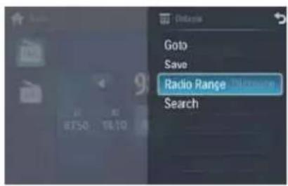Goto Save Radio Range Search