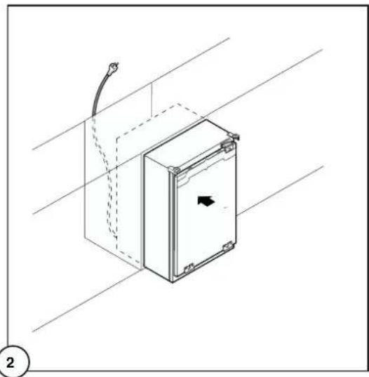 Küppersbusch IKU 159-0 - Dimensions de la niche - 4
