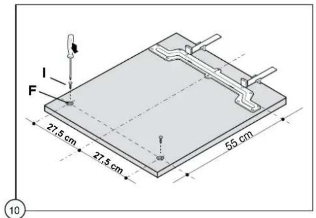 I F 27,5 cm 27,5 cm 55 cm 10