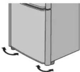 PANASONIC NR-B32FW2-WB - Instalacja podkładek dystansowych - 3