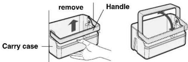 remove Handle Carry case