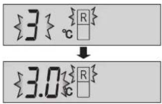 {3} {R} ↓ {3.0} {R}