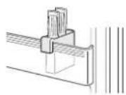 SHARP SJ-WS320TS - Flessenstopper / Steun - 1