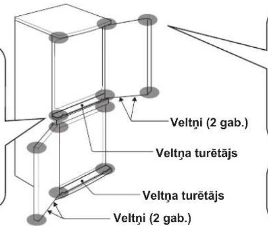 Veltni (2 gab.) Veltna turētājs Veltna turētājs Veltni (2 gab.)