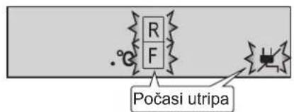 .°C R F Počasi utripa