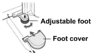 Adjustable foot Foot cover