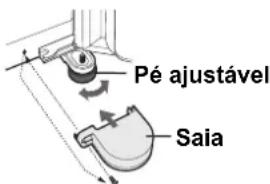 Pé ajustável Saia