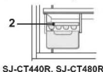 SHARP SJ-T440RBE - SJ-CT440R, SJ-CT480R - 1