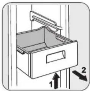 ZANUSSI ZRB 638 FW - Removal of freezing baskets from the freezer - 1