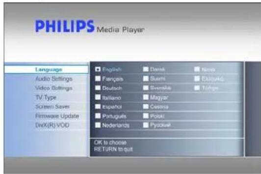 PHILIPS SPE9030CC - Langue - 1