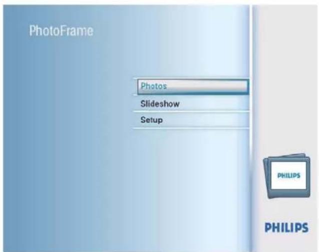 PhotoFrame Photos Slideshow Setup PHILIPS PHILIPS