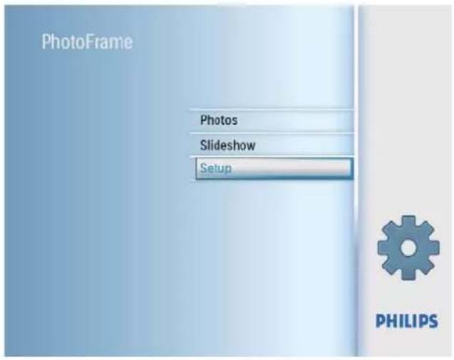 PhotoFrame Photos Slideshow Setup PHILIPS