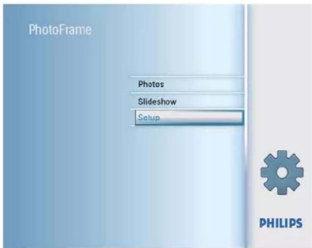 PhotoFrame Photos Slideshow Setup PHILIPS
